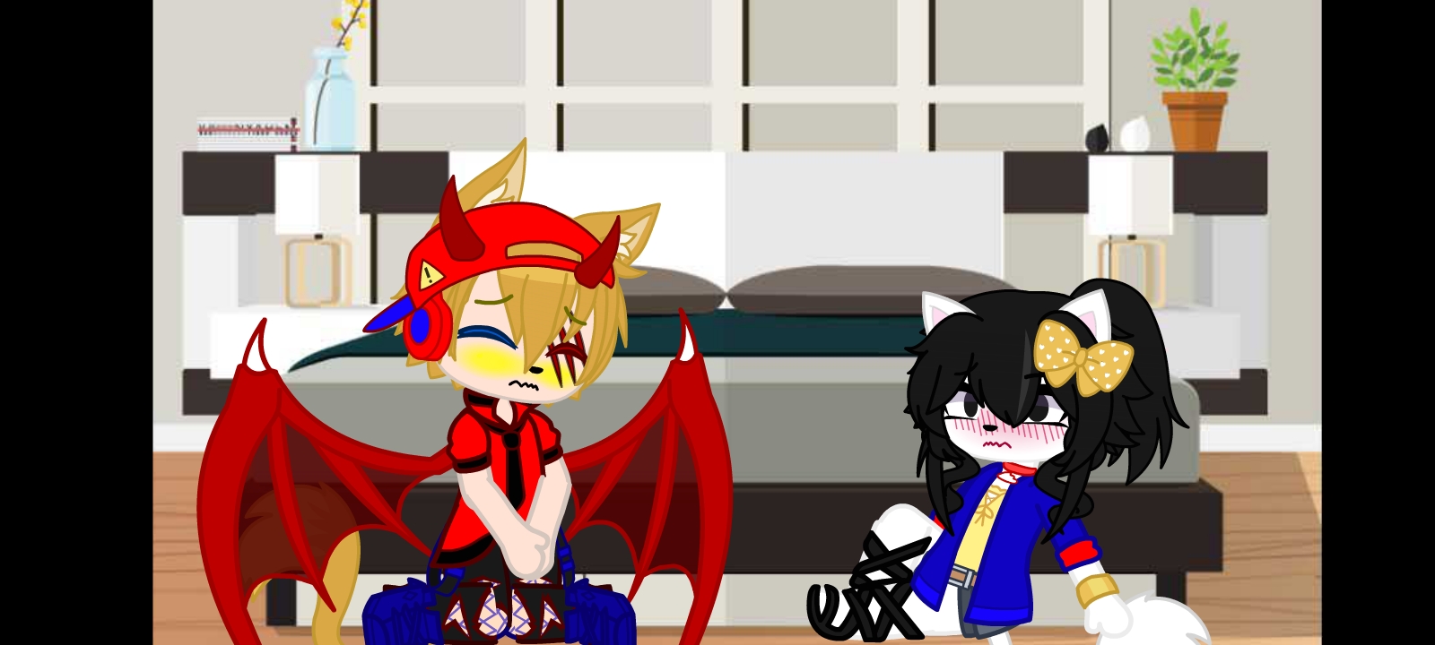 Jasper wets his Diaper and Kitty enjoys sucking his cock.