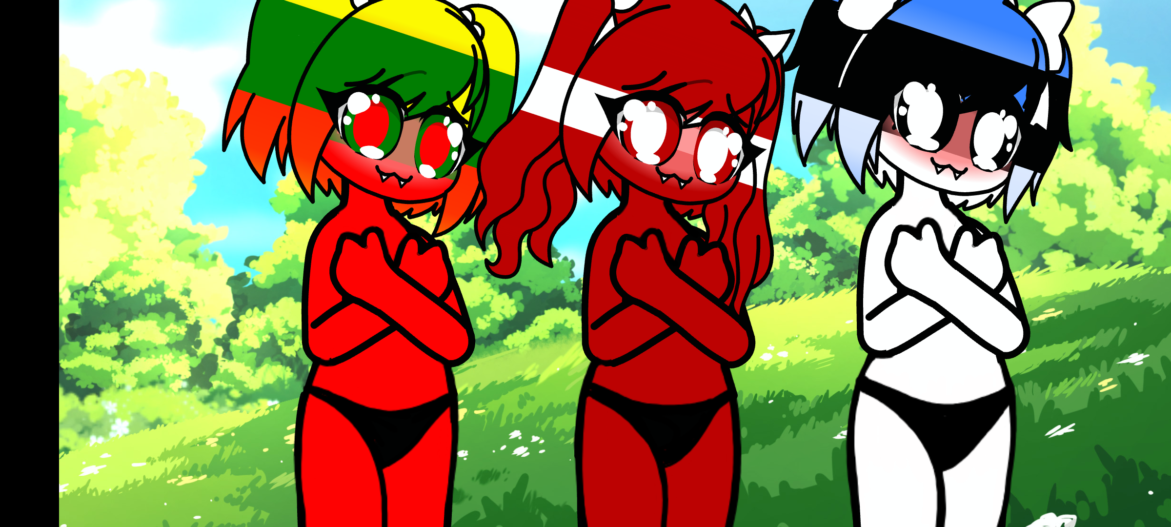 The three twin sisters (Baltic State)