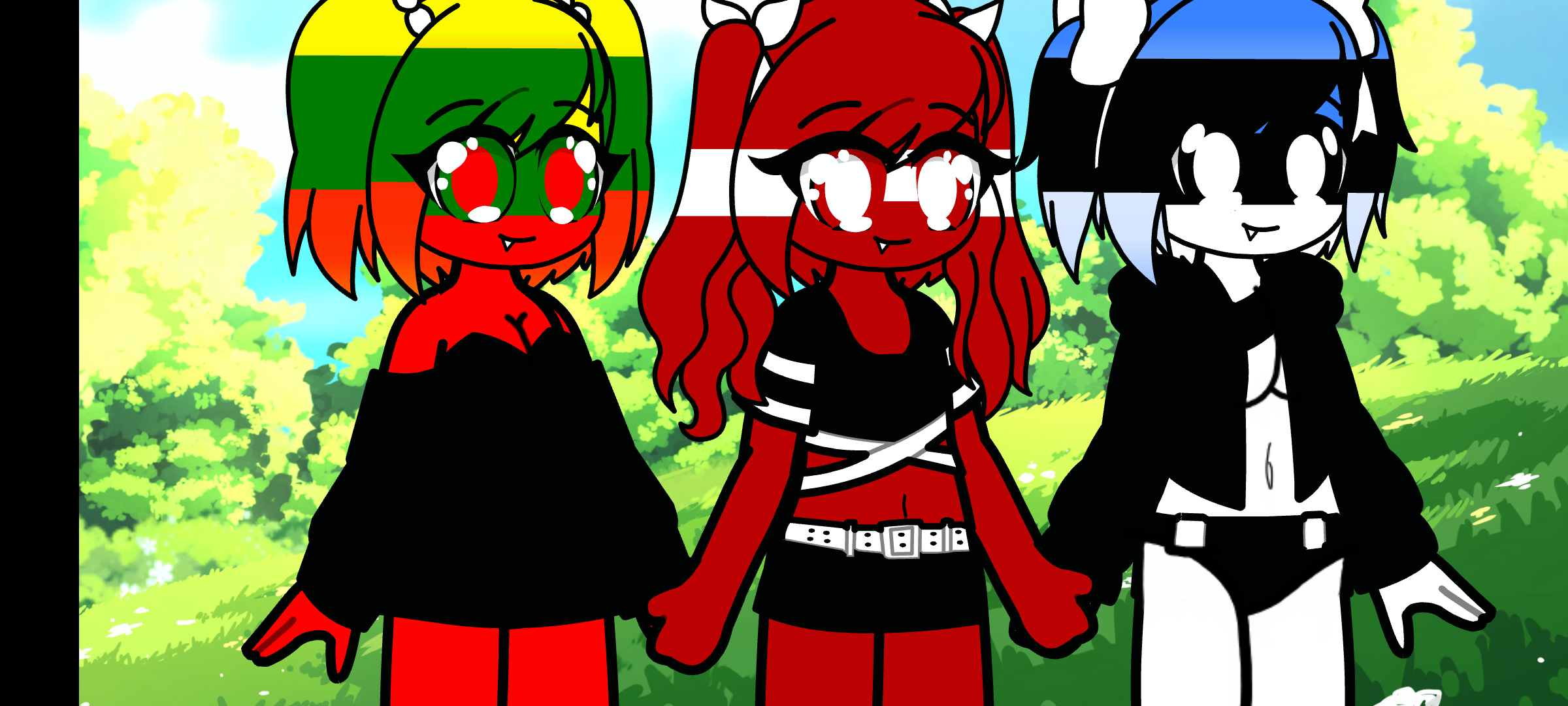 The three twin sisters (Baltic State)