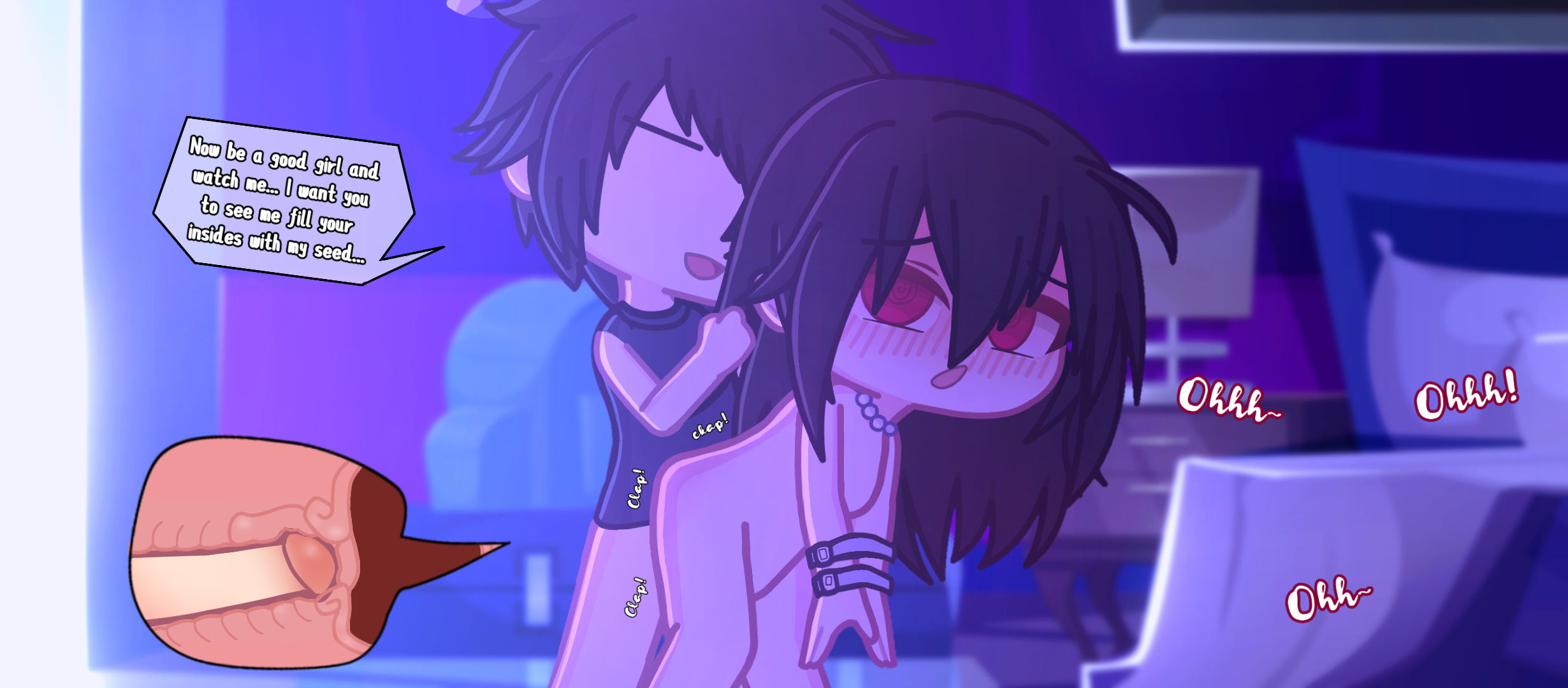 Elizabeth's forced sexual hypnosis 2