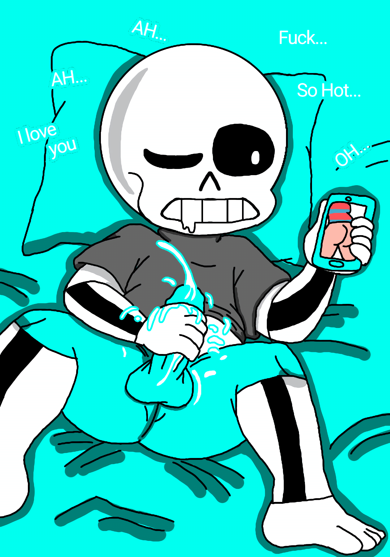 Frisk Sans Masturbate