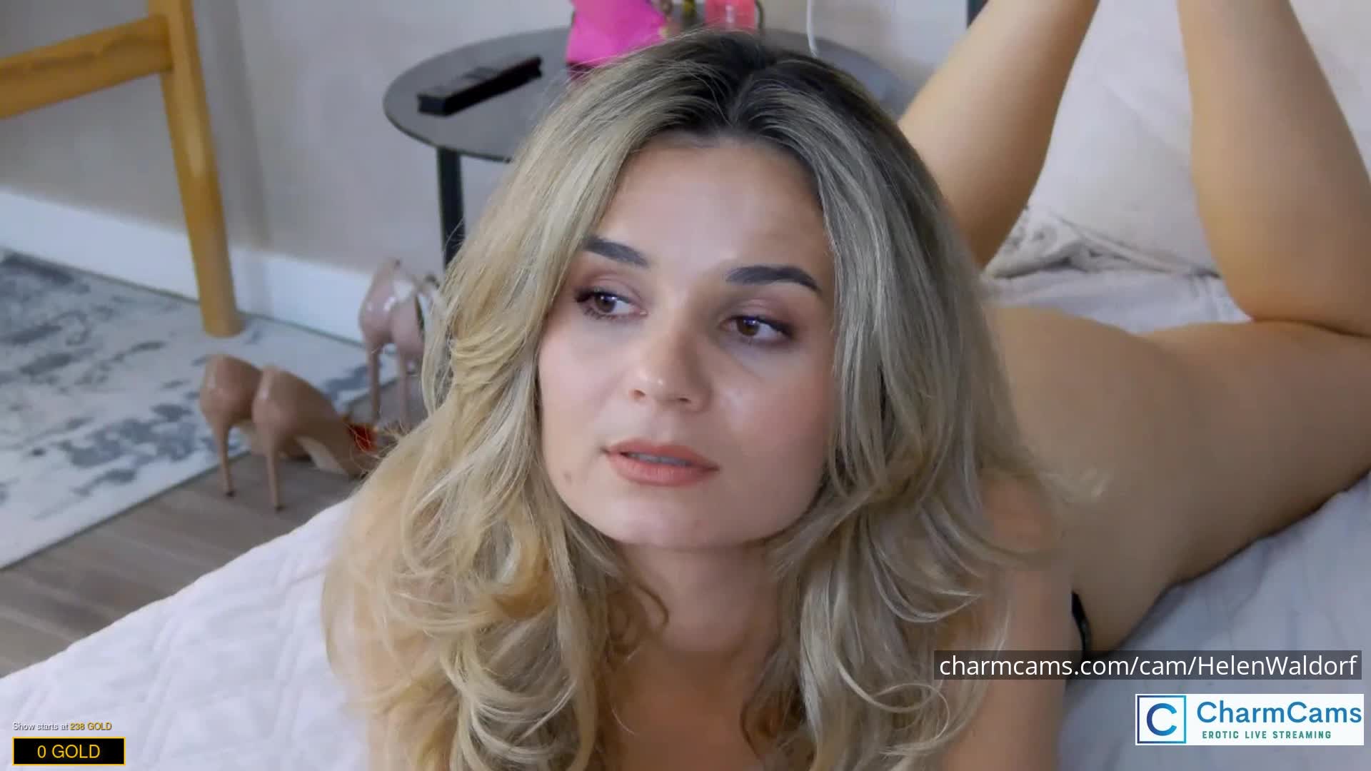 HelenWaldorf After the Cum – Thong, Hard Nipples & Naughty C