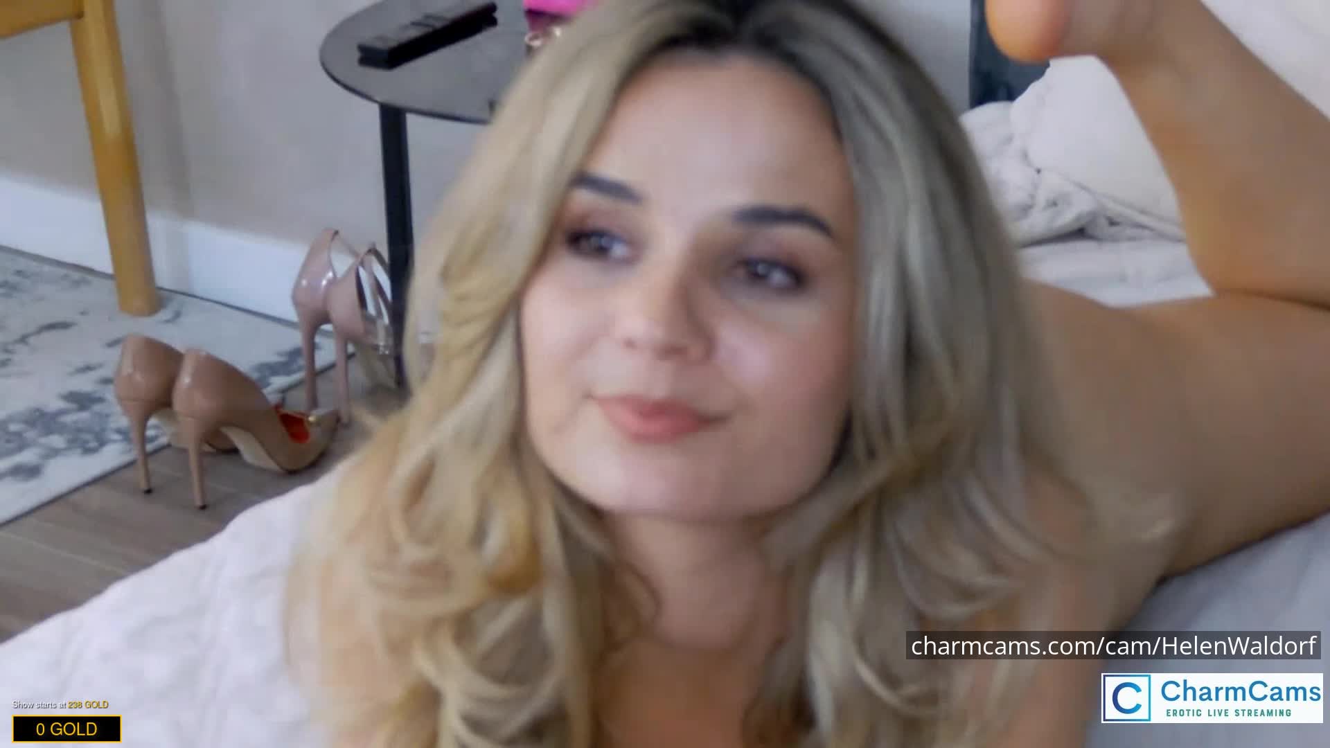 HelenWaldorf After the Cum – Thong, Hard Nipples & Naughty C