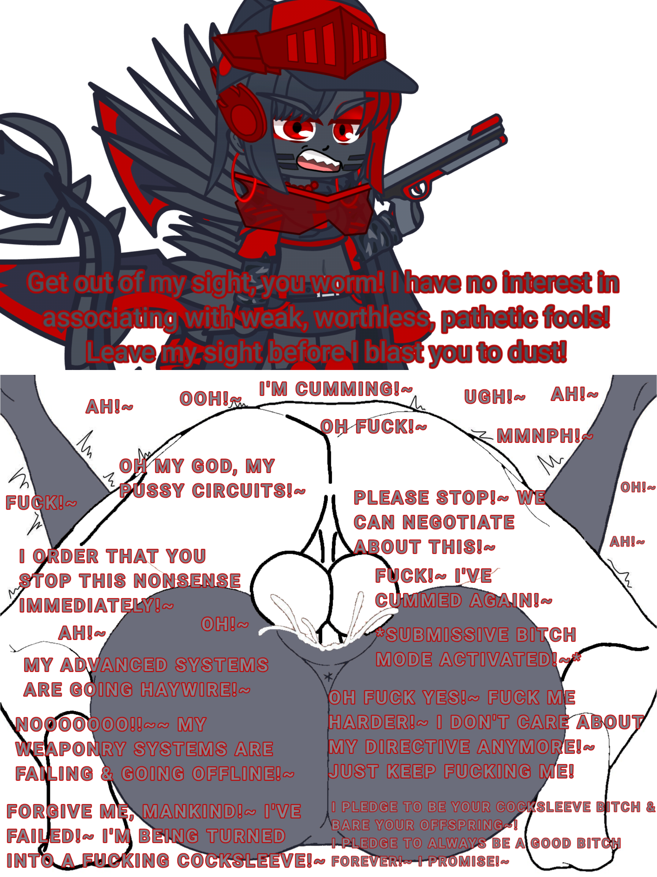 Y/n Fucks M.U.T.O PRIME, MechaGoziren & Monster X(Female)