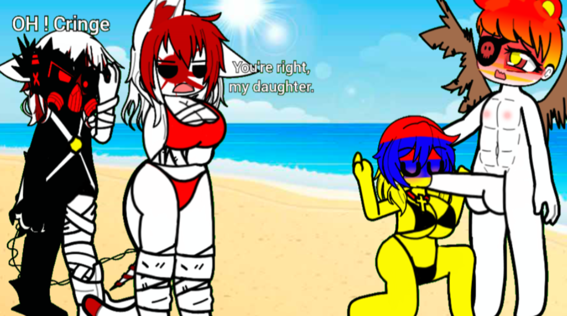 Part 2 RP with me, Fallyoko, her family and my friends OwO