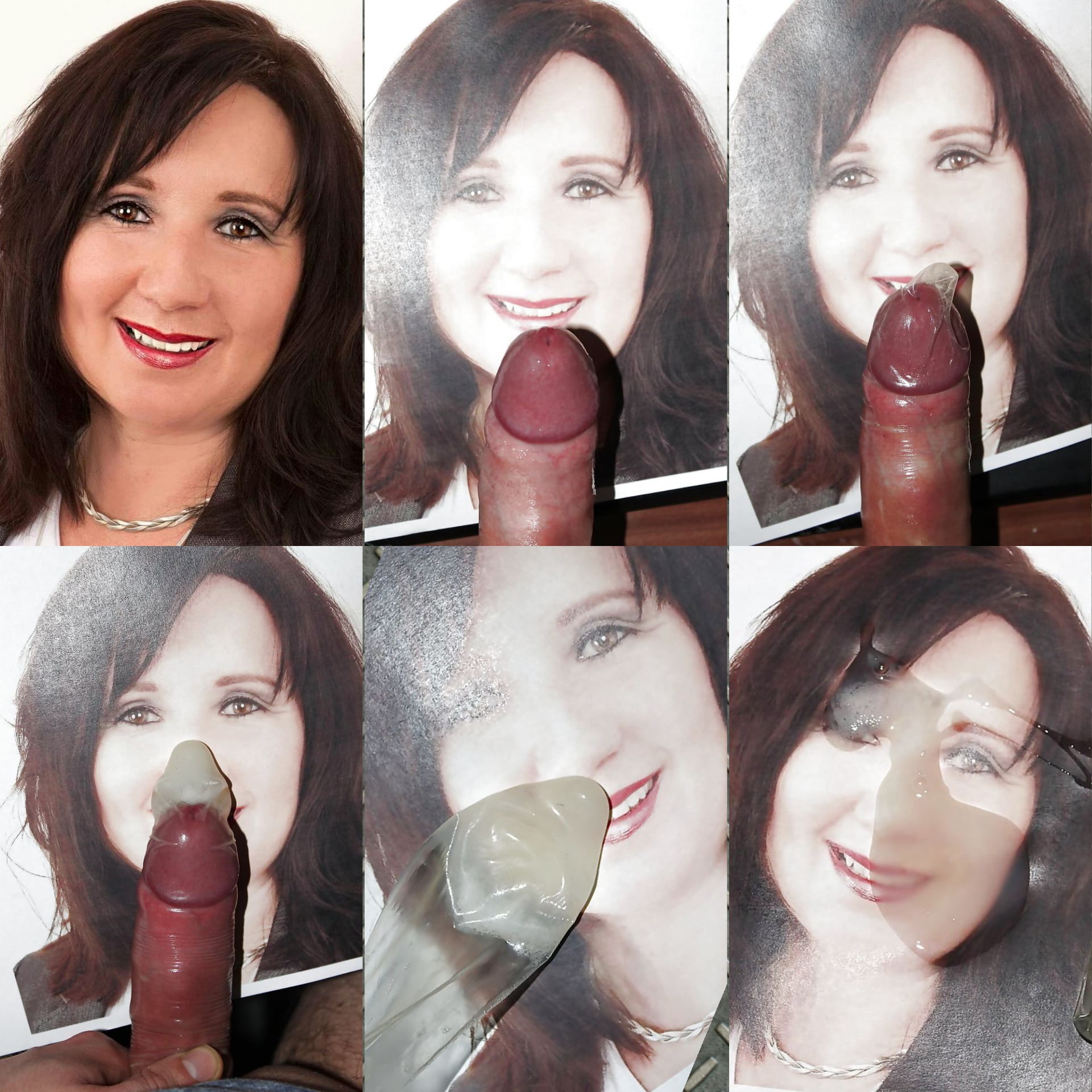 Facial cum catcher Michaela