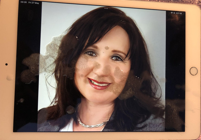 Facial cum catcher Michaela