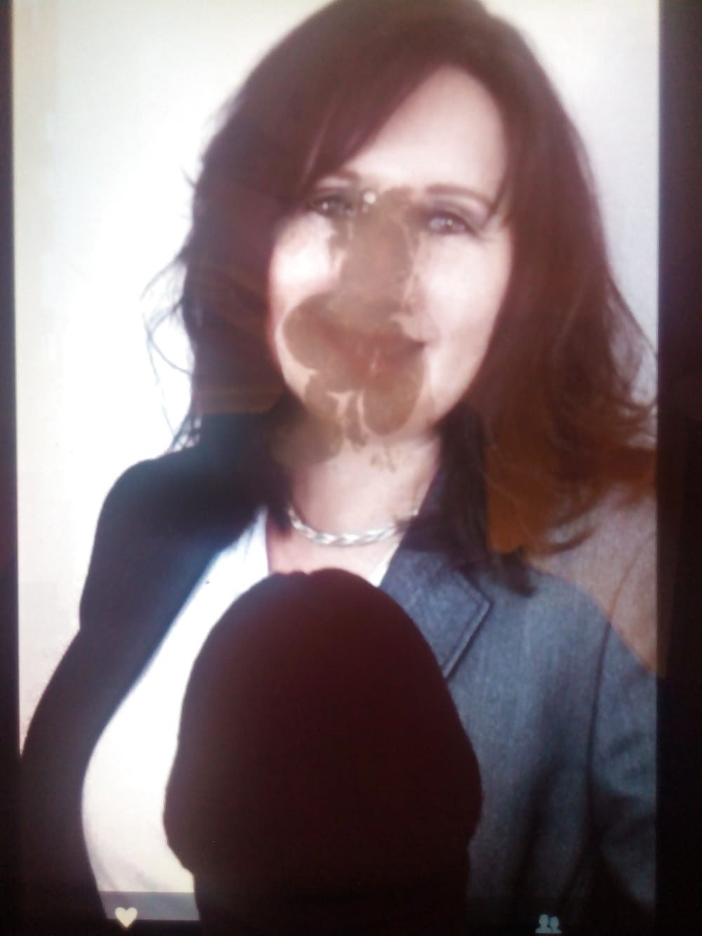 Facial cum catcher Michaela