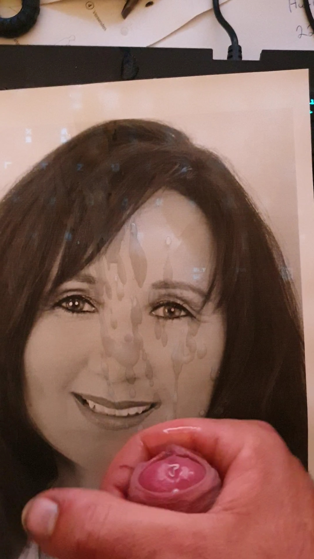 Facial cum catcher Michaela