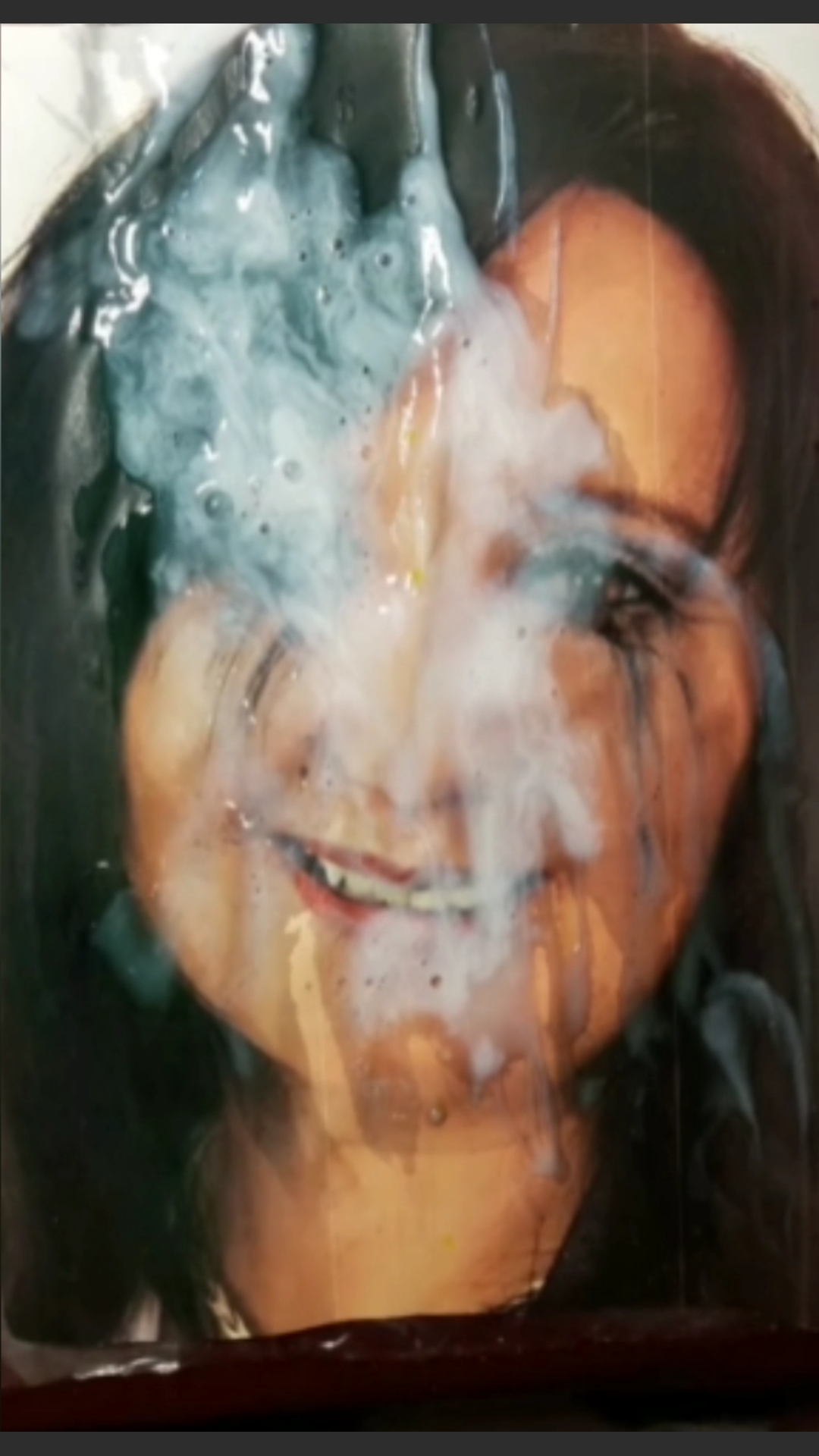 Facial cum catcher Michaela