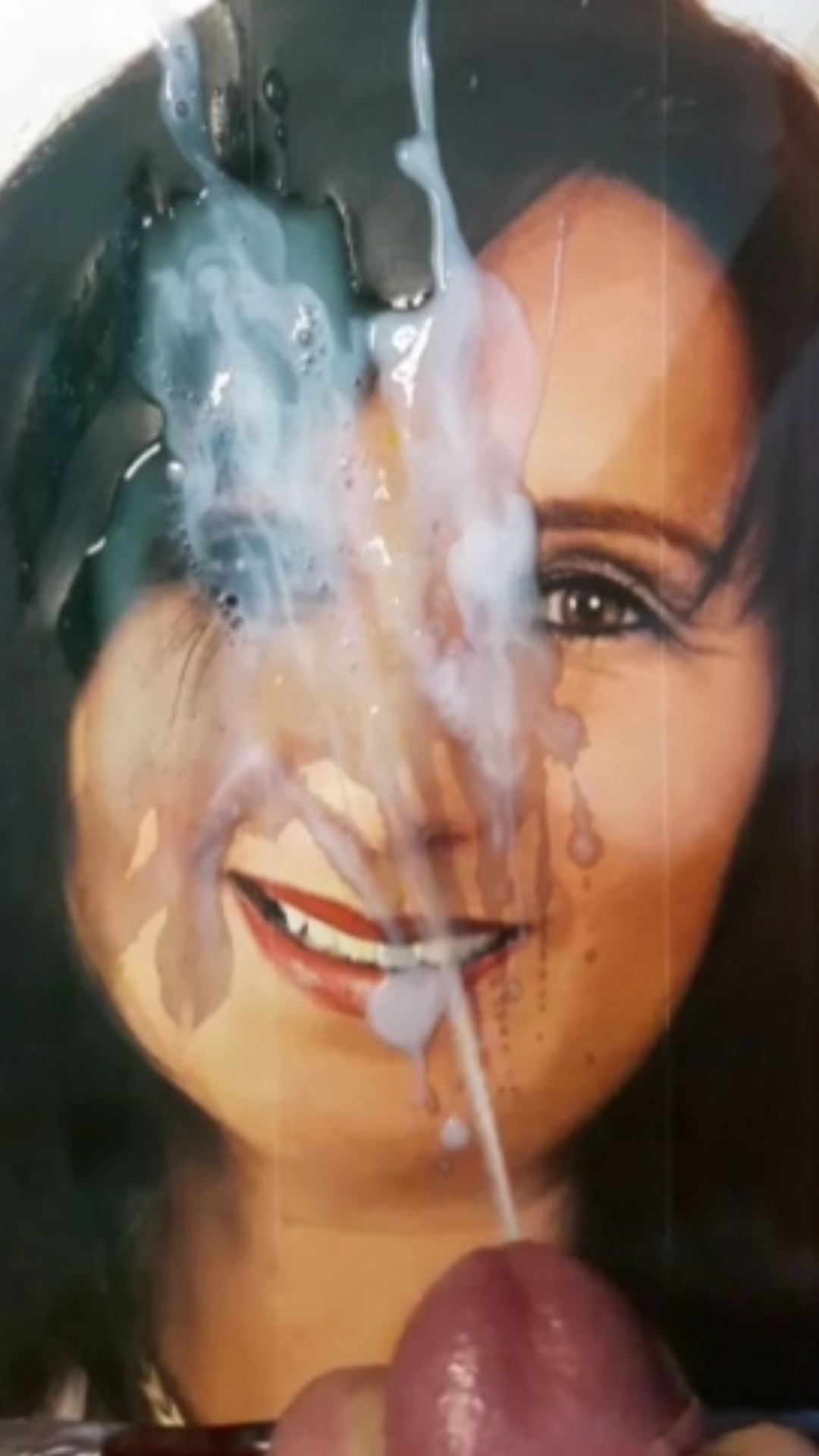 Facial cum catcher Michaela