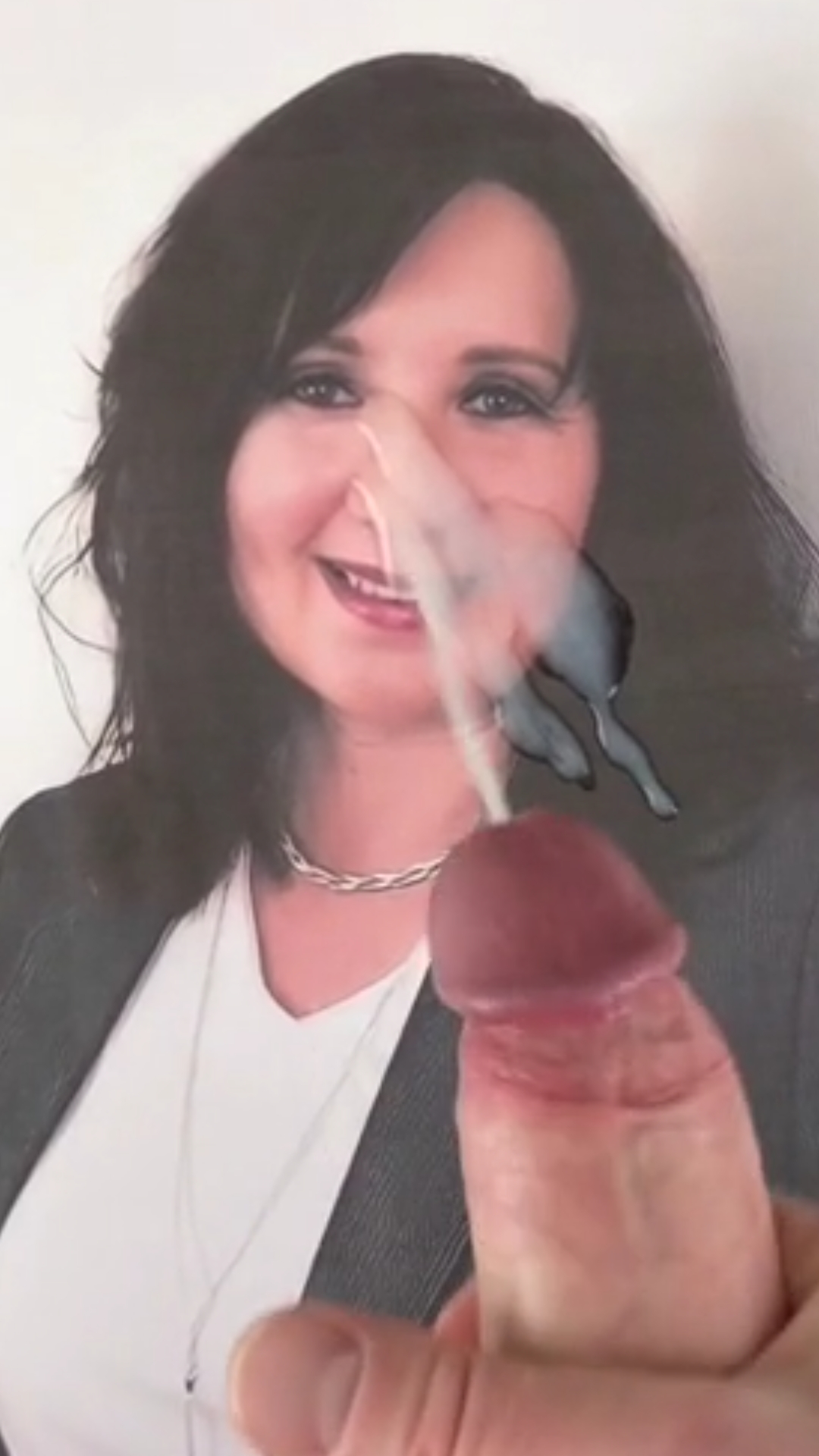 Facial cum catcher Michaela