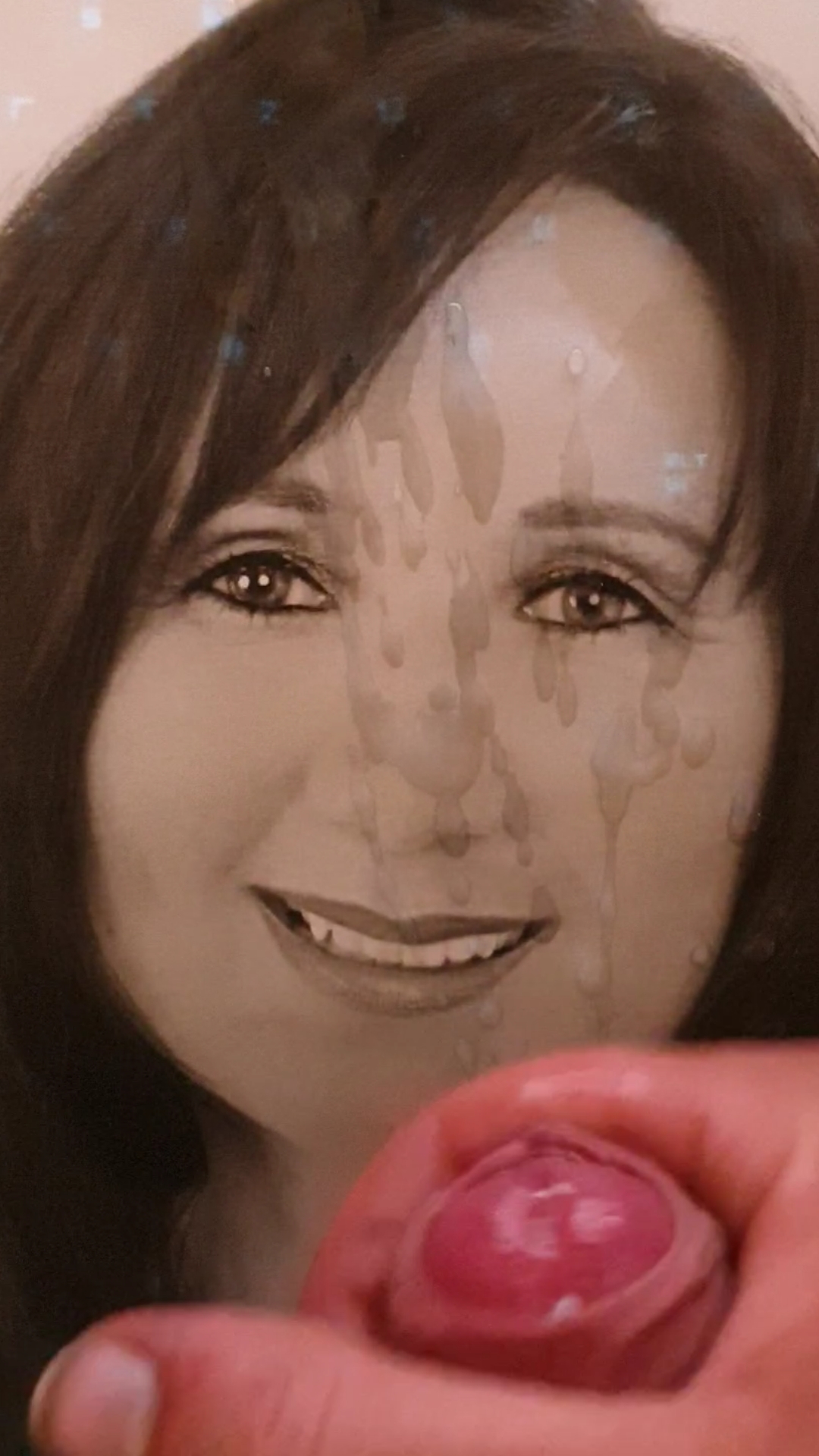 Facial cum catcher Michaela