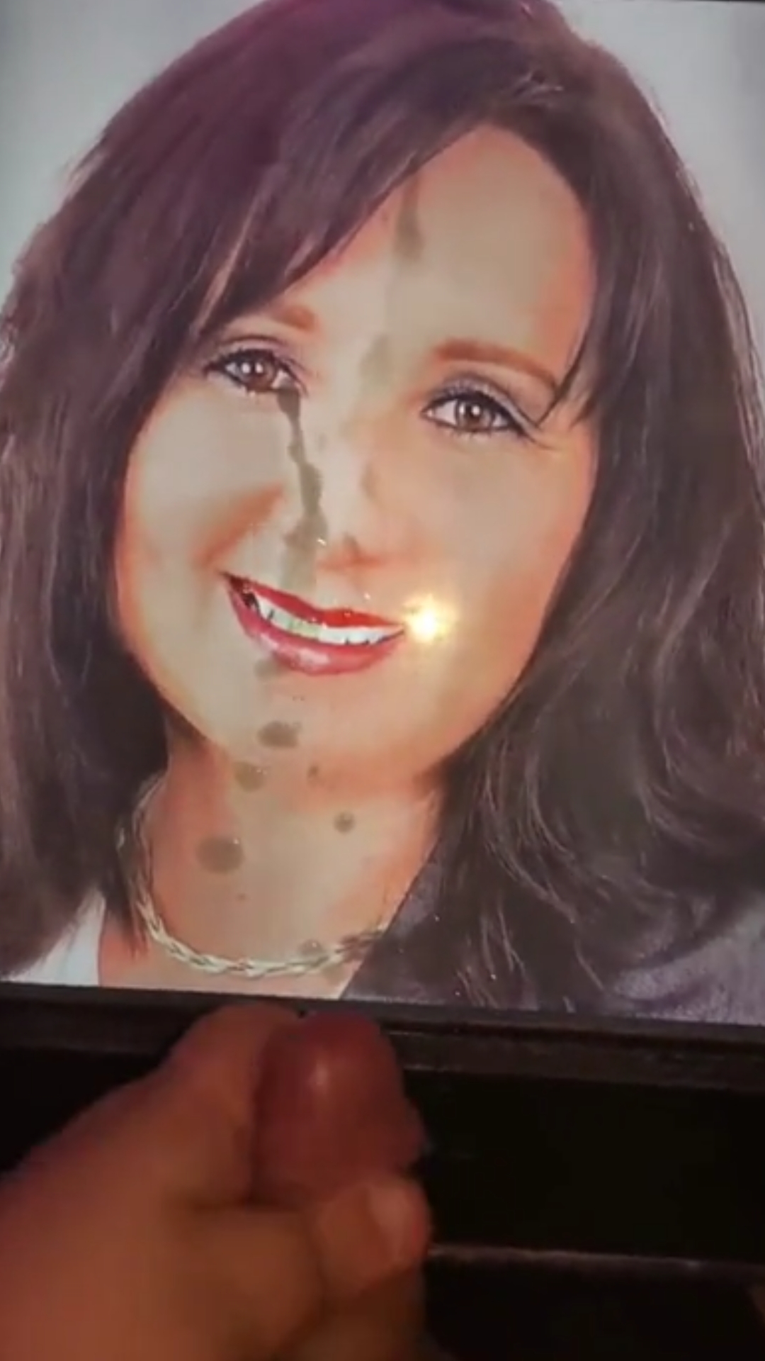 Facial cum catcher Michaela