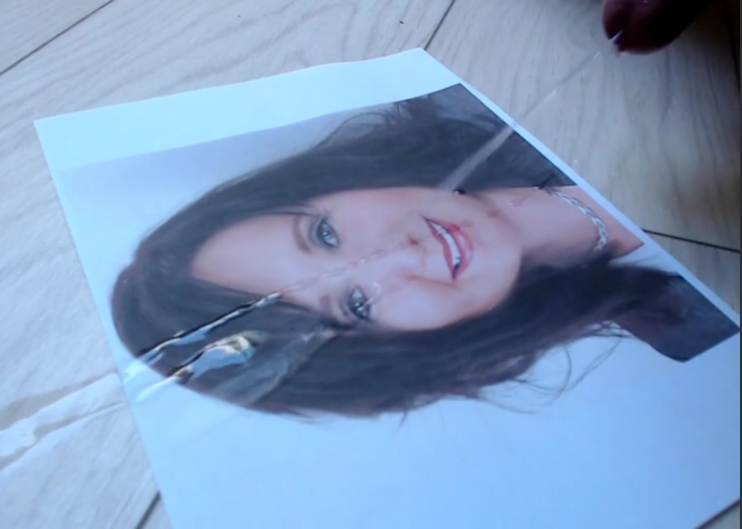 Facial cum catcher Michaela