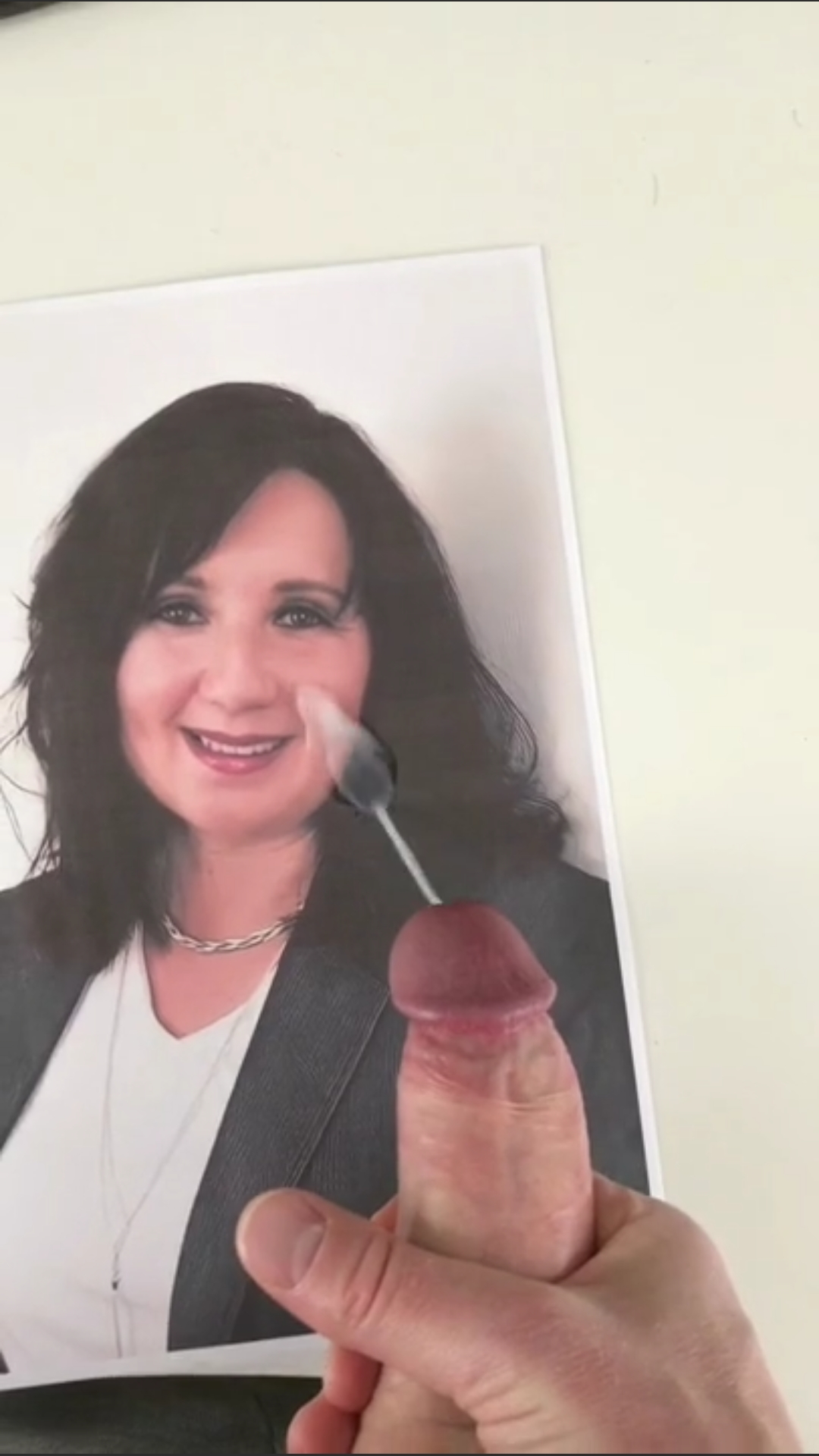 Facial cum catcher Michaela