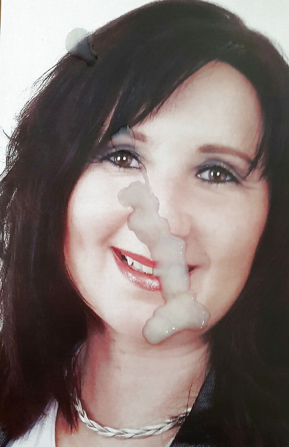 Facial cum catcher Michaela