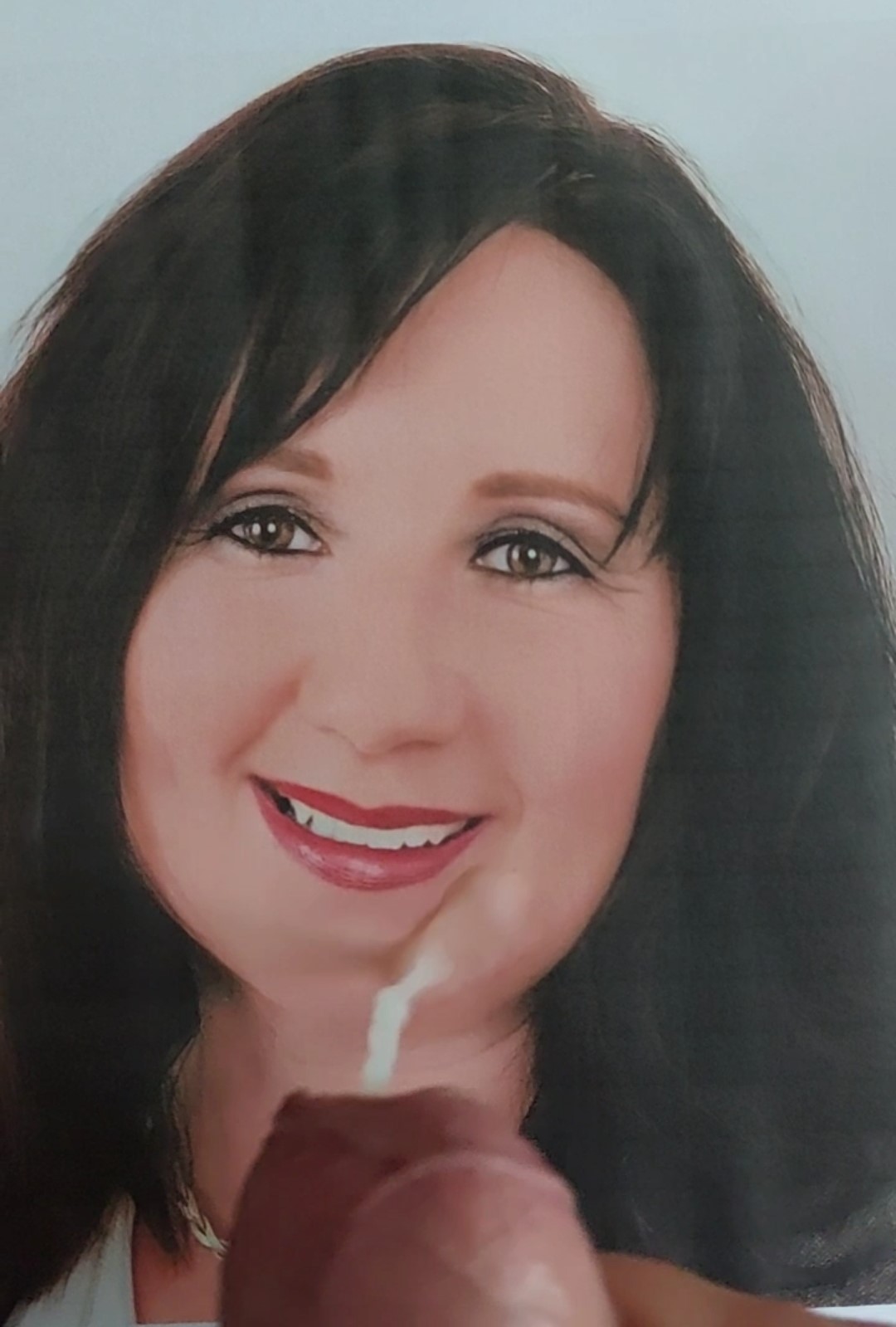 Facial cum catcher Michaela