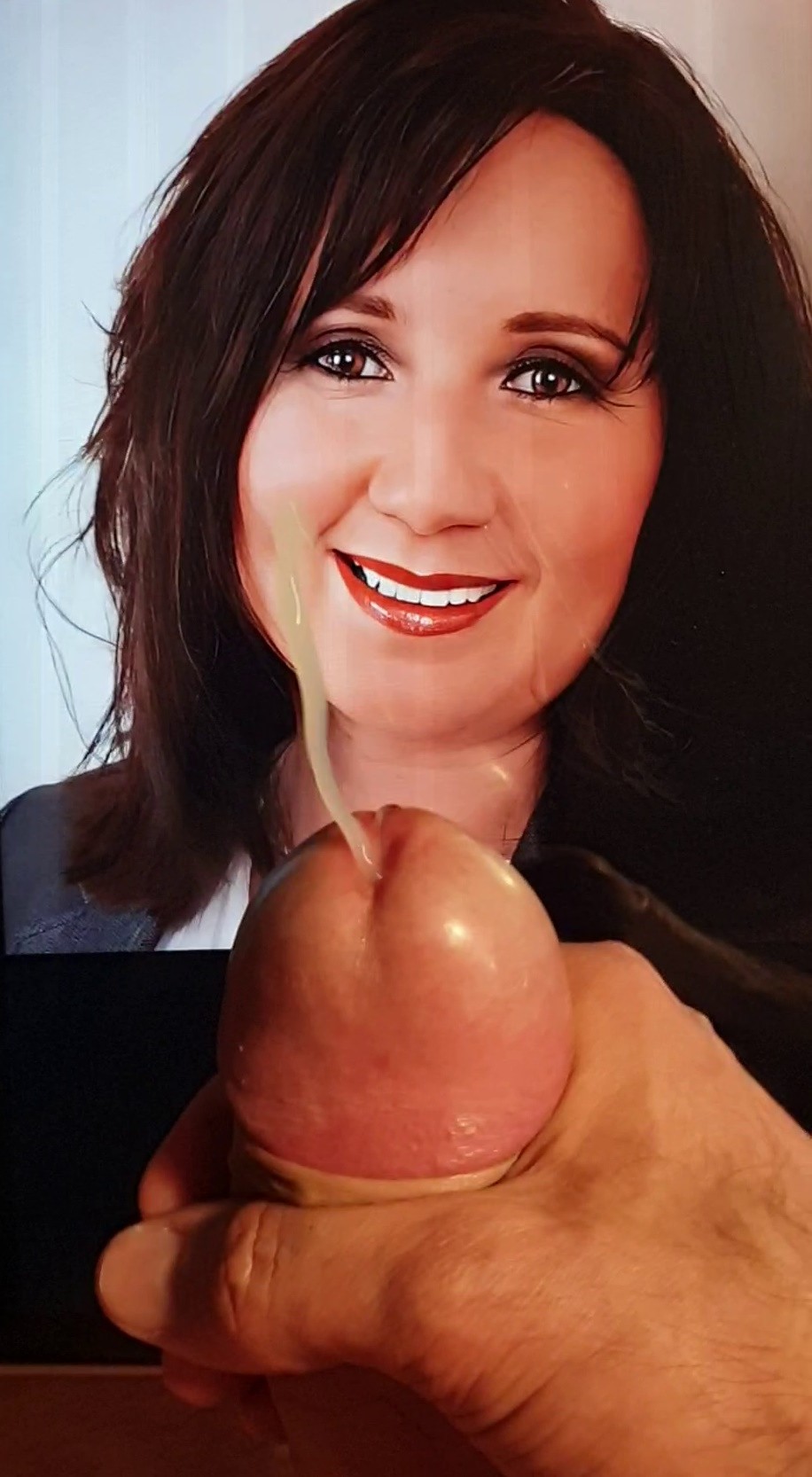 Facial cum catcher Michaela