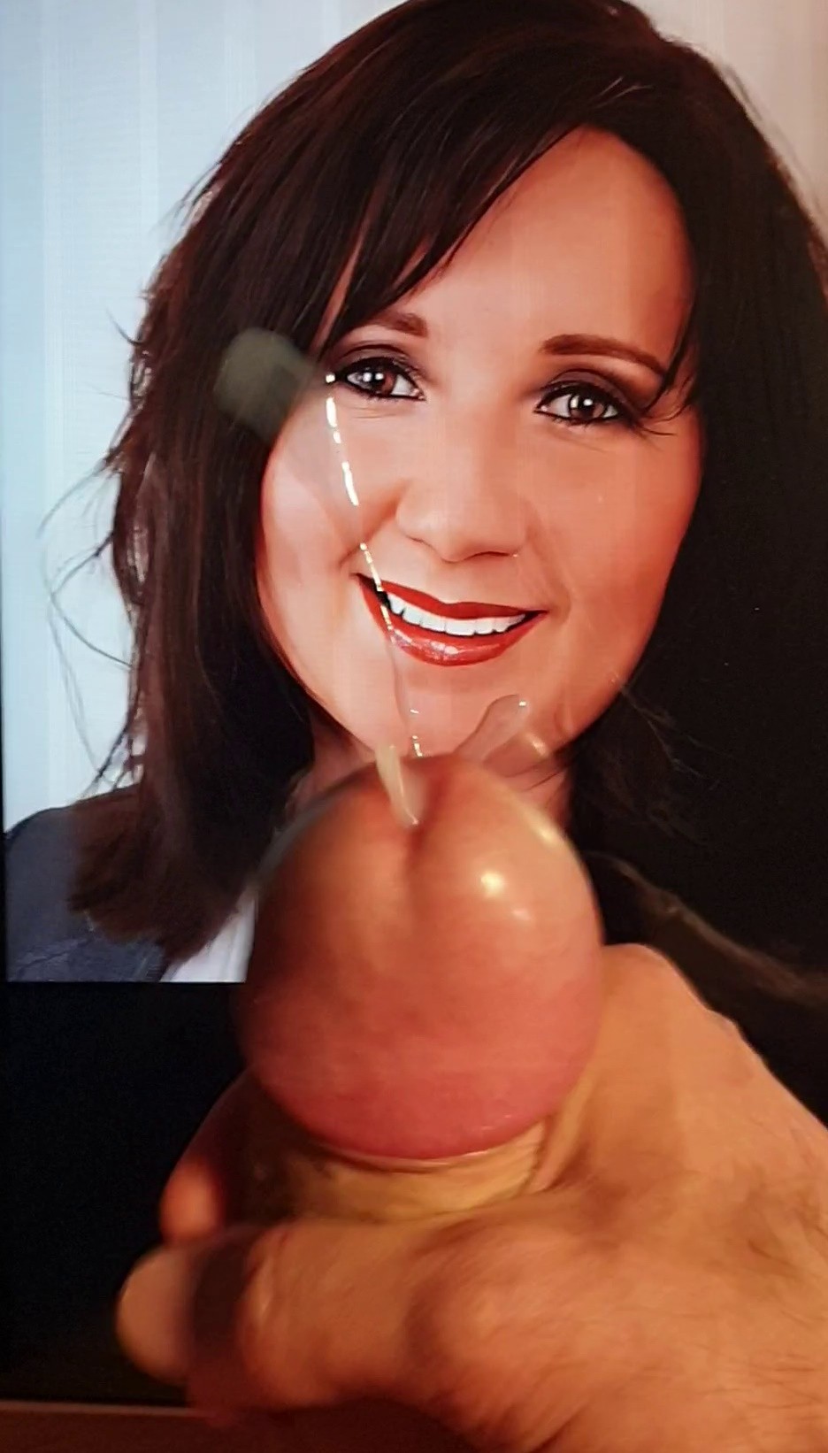 Facial cum catcher Michaela