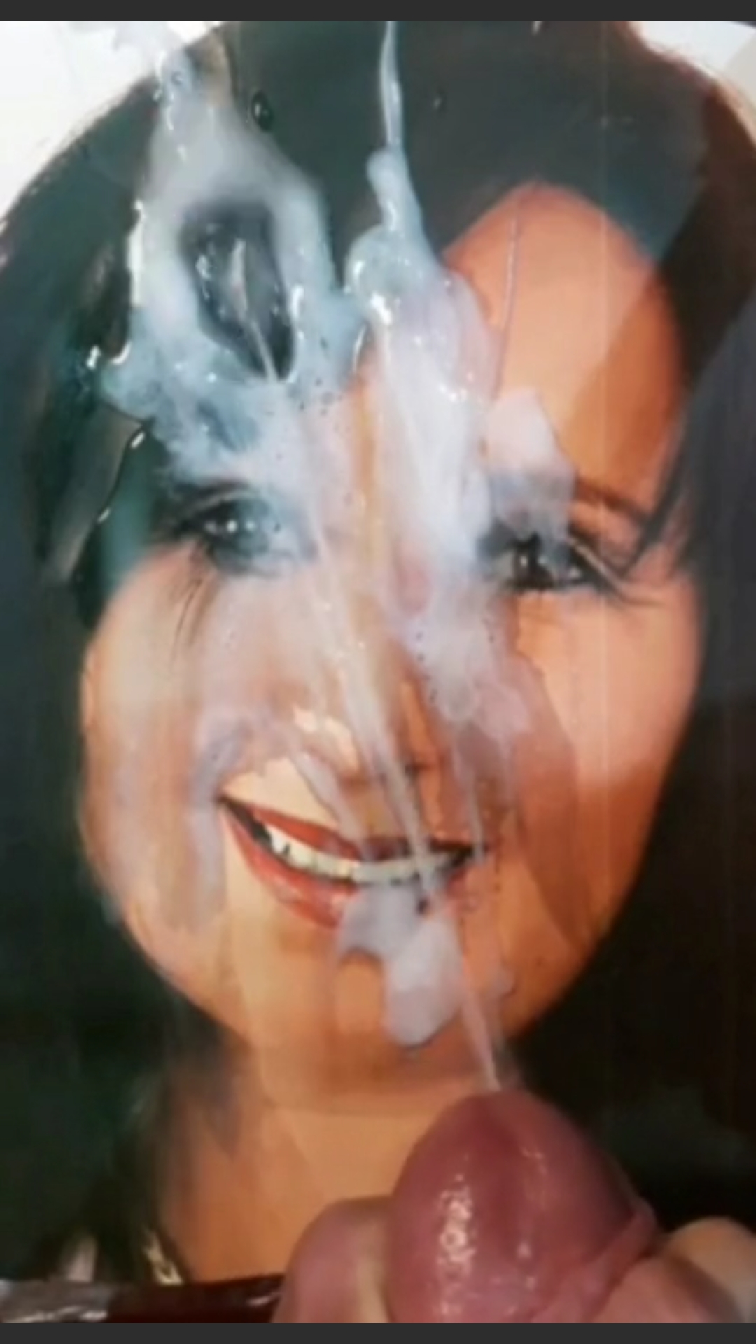 Facial cum catcher Michaela