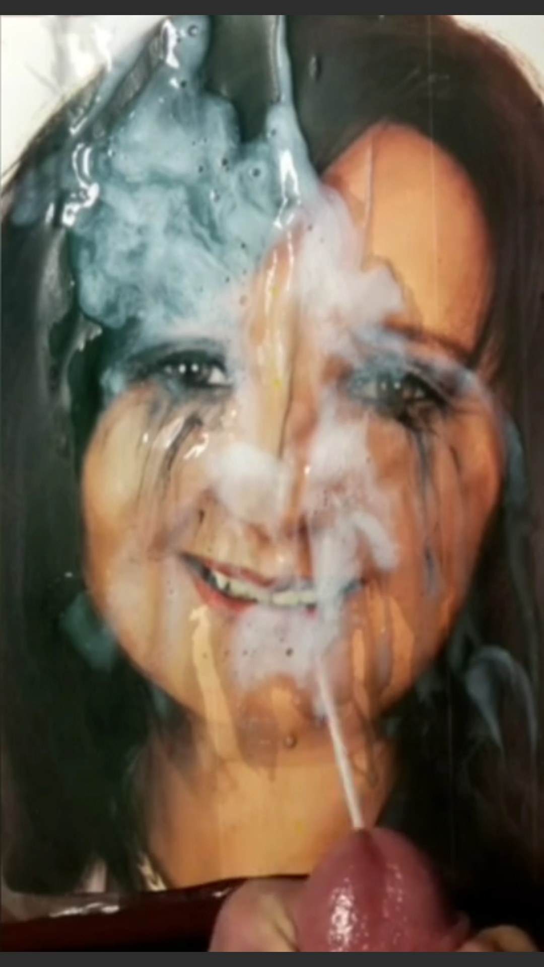 Facial cum catcher Michaela