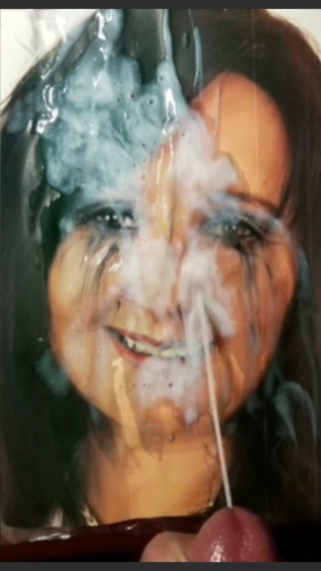 Facial cum catcher Michaela