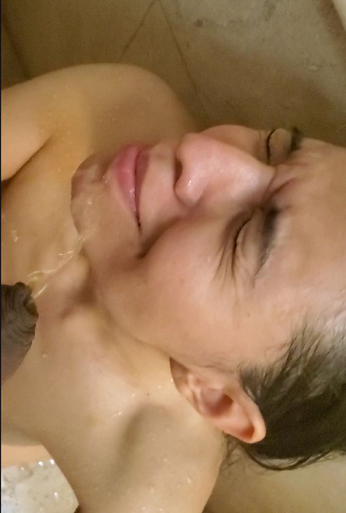 Golden shower Daniela Duran takes piss