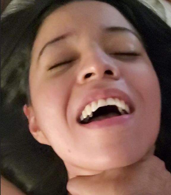 Naked Daniela Duran getting choked and touched