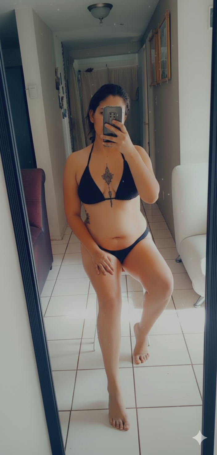 en bikini la Inge cachonda