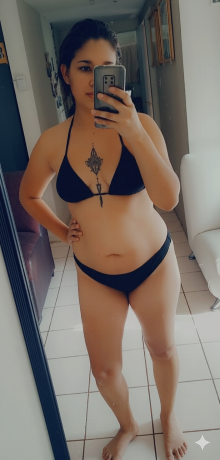 en bikini la Inge cachonda