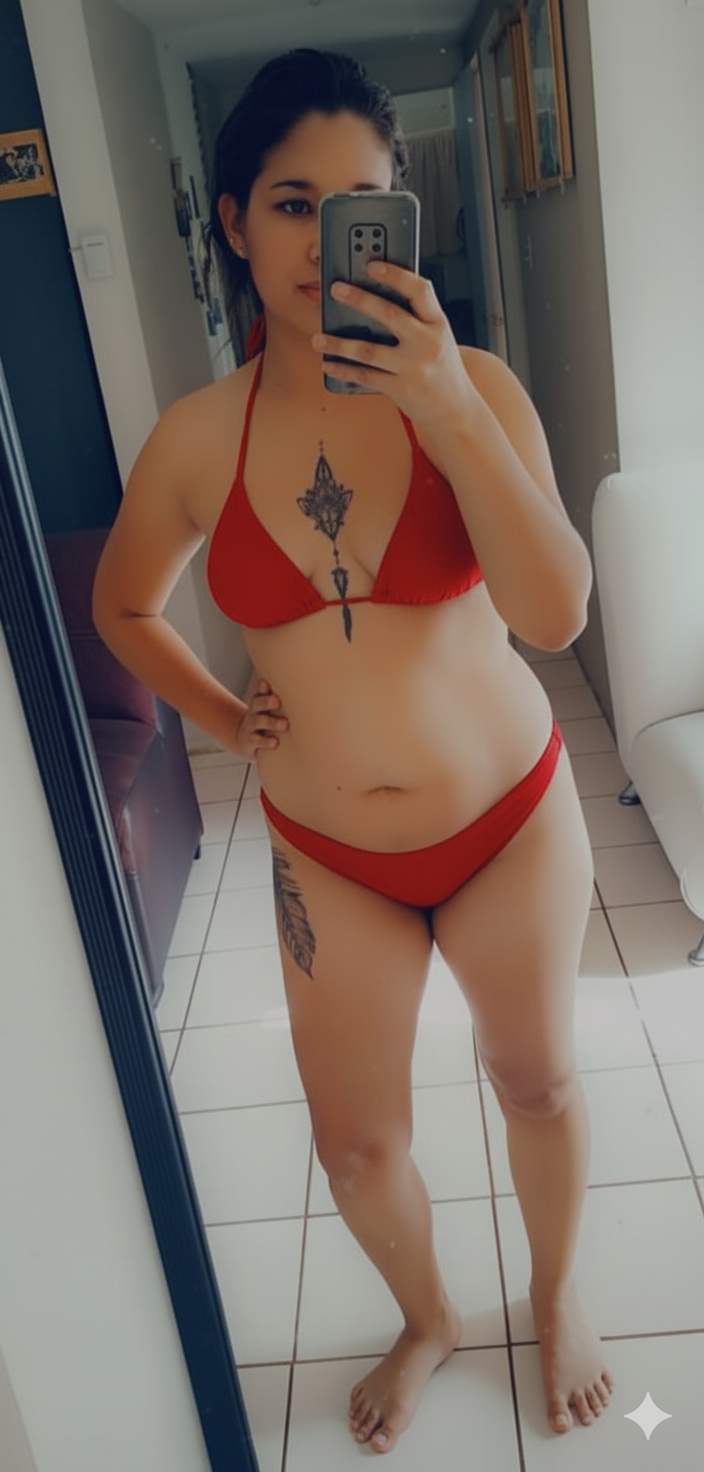 en bikini la Inge cachonda