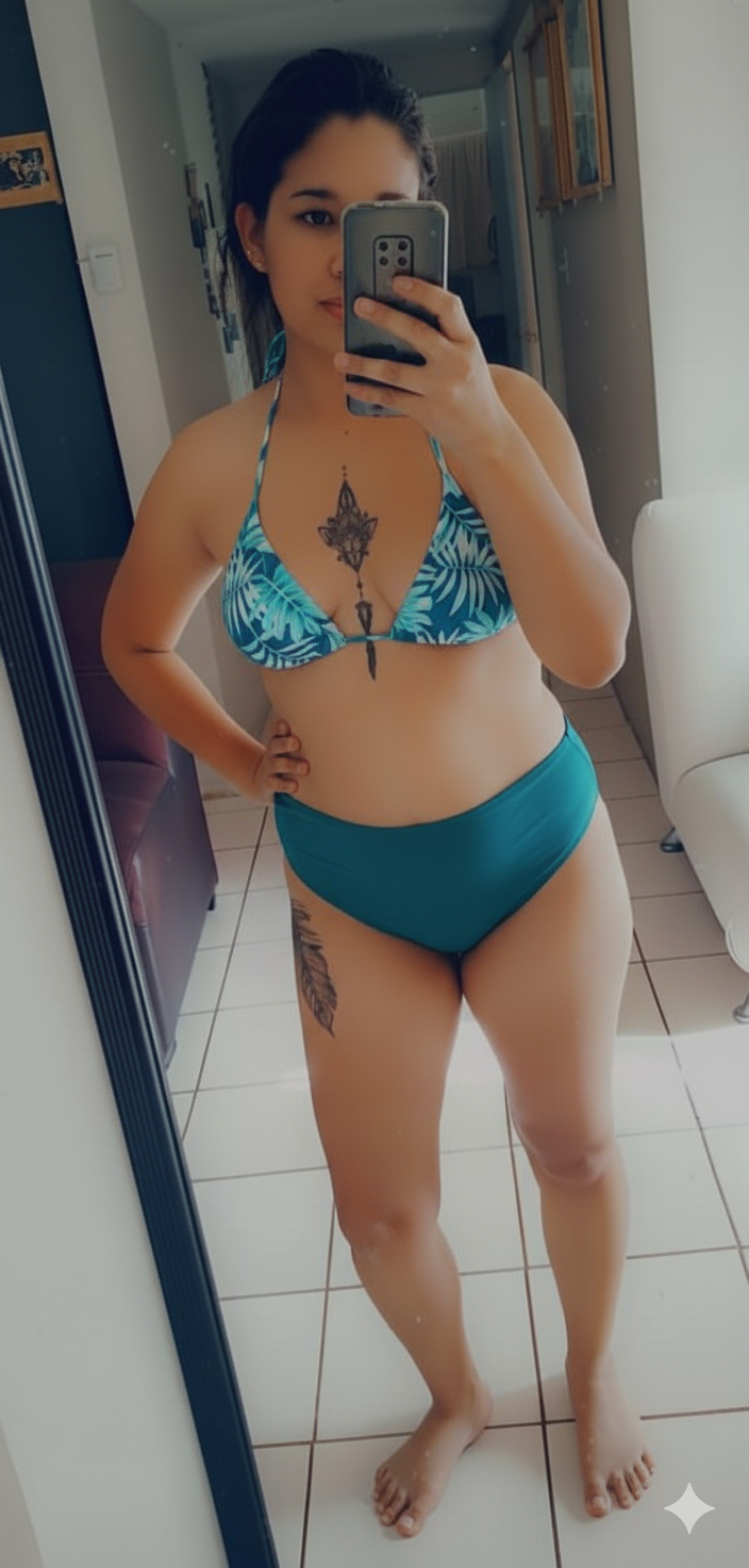 en bikini la Inge cachonda