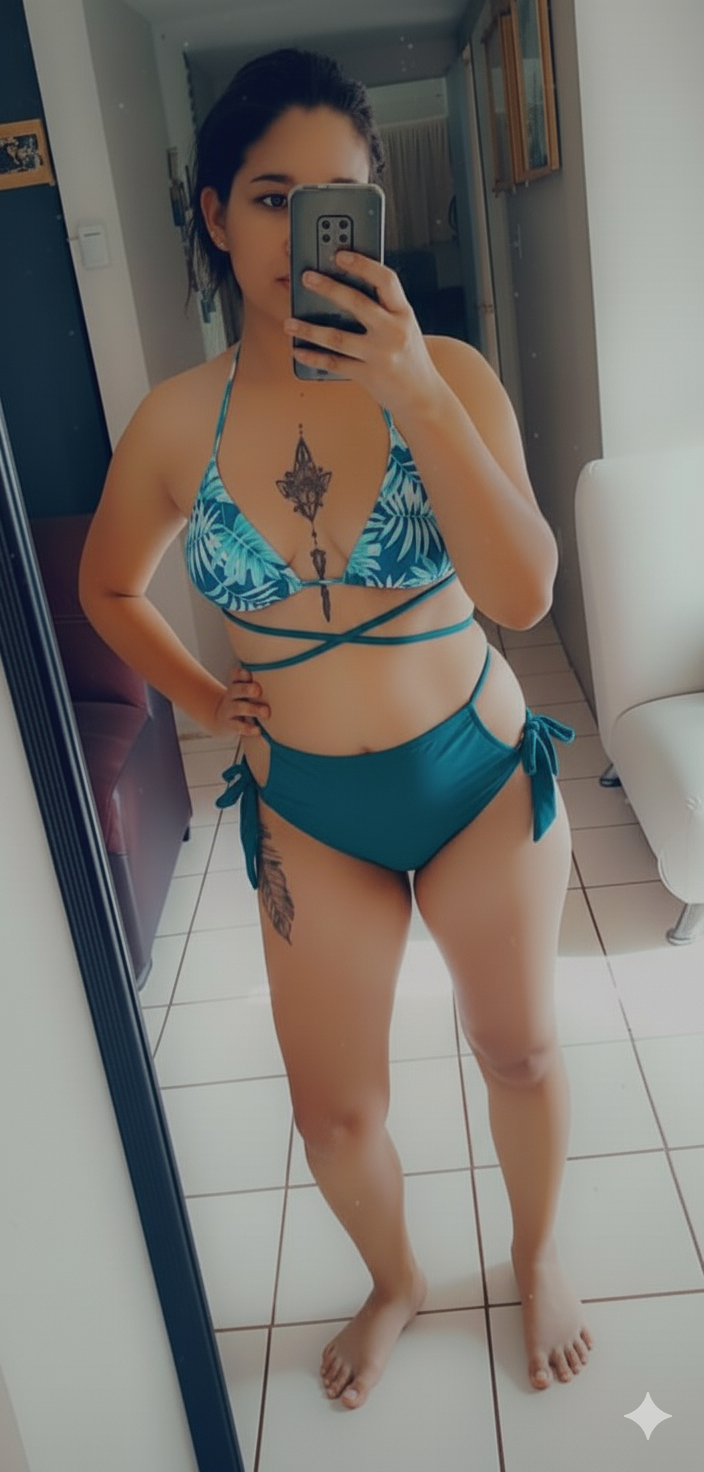 en bikini la Inge cachonda