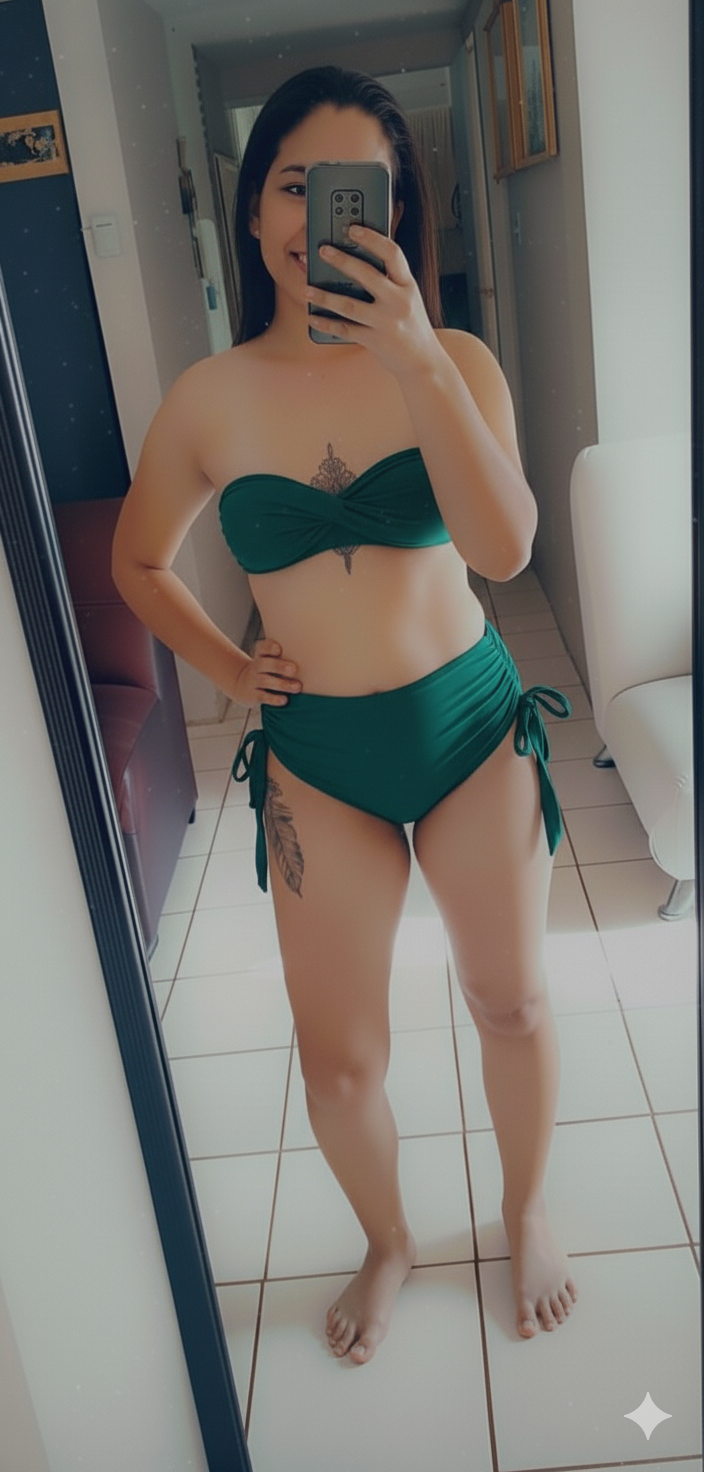 en bikini la Inge cachonda