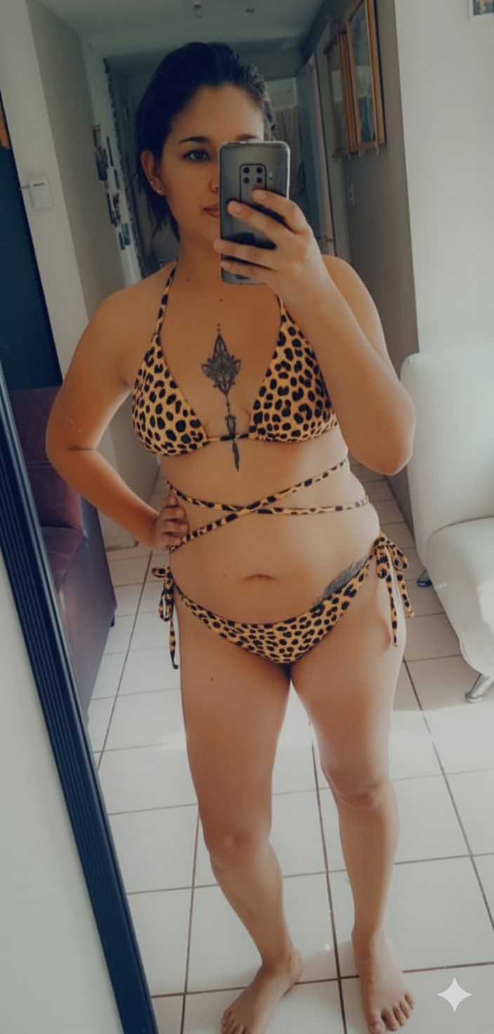 en bikini la Inge cachonda