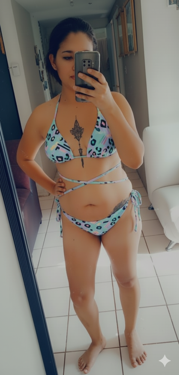 en bikini la Inge cachonda