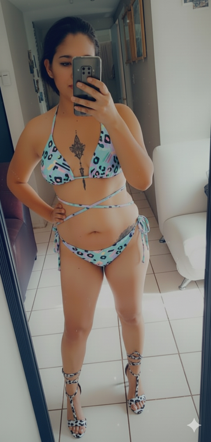 en bikini la Inge cachonda