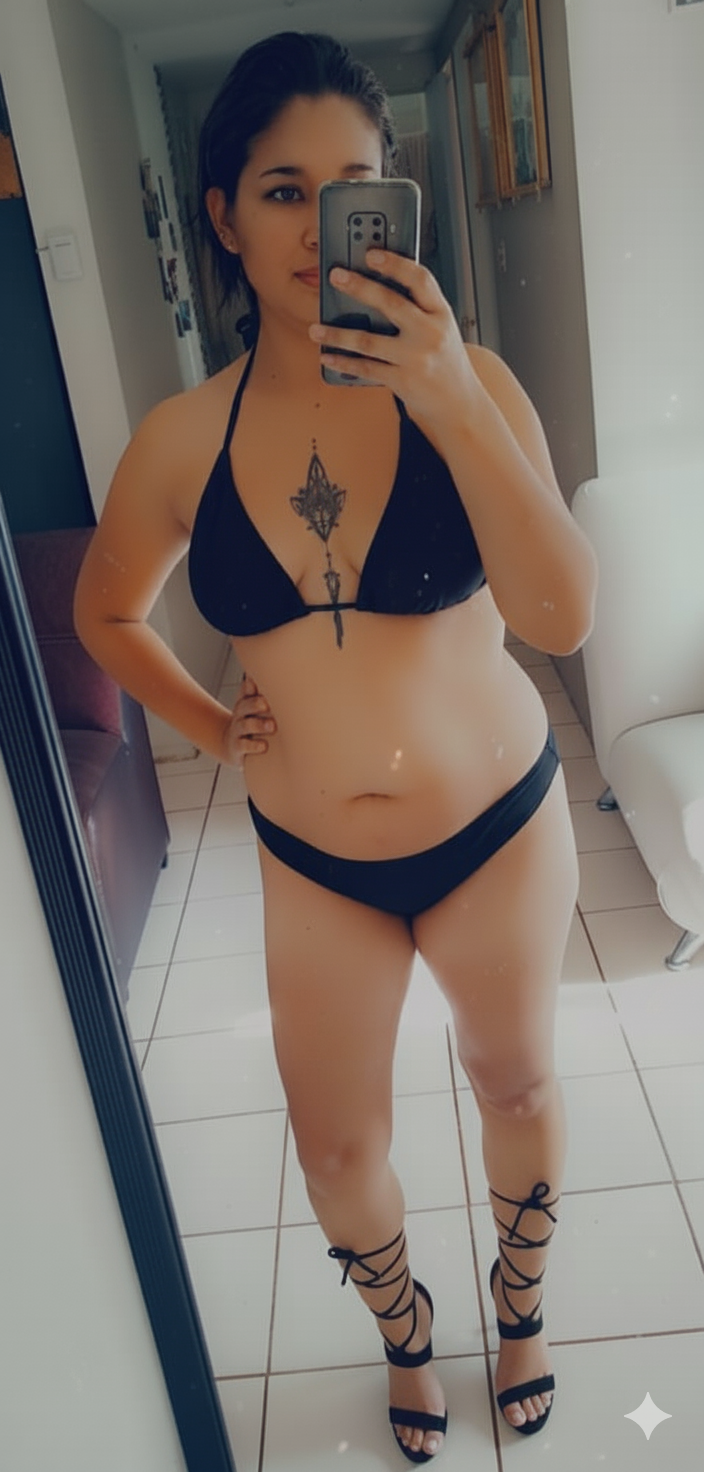 en bikini la Inge cachonda