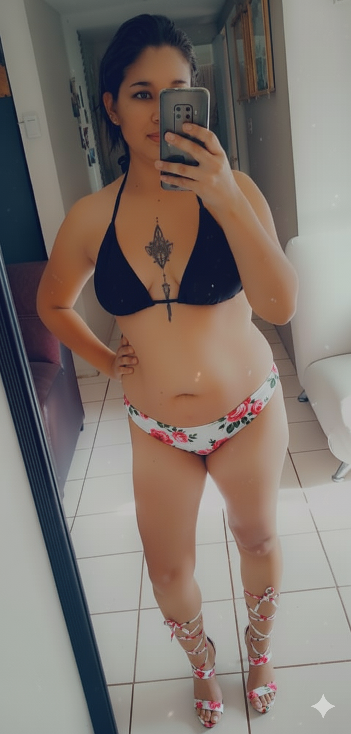 en bikini la Inge cachonda