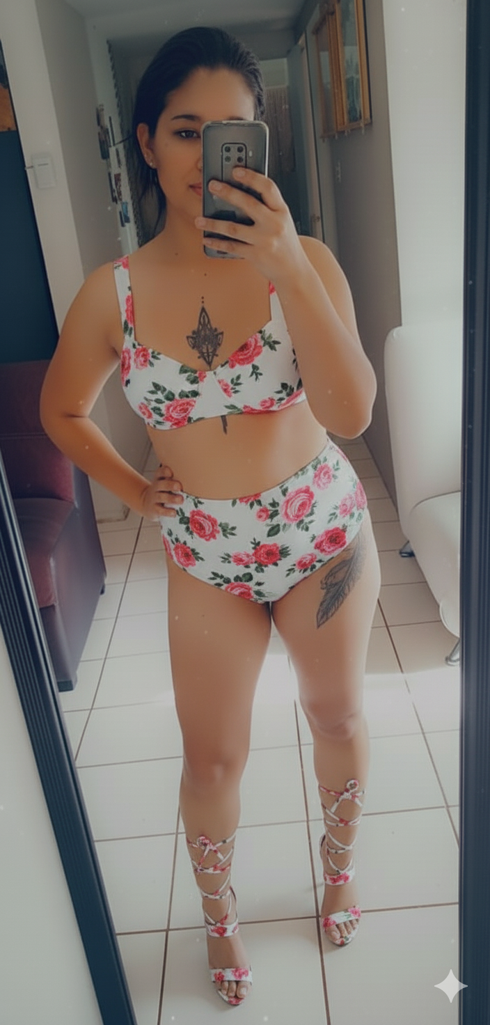 en bikini la Inge cachonda