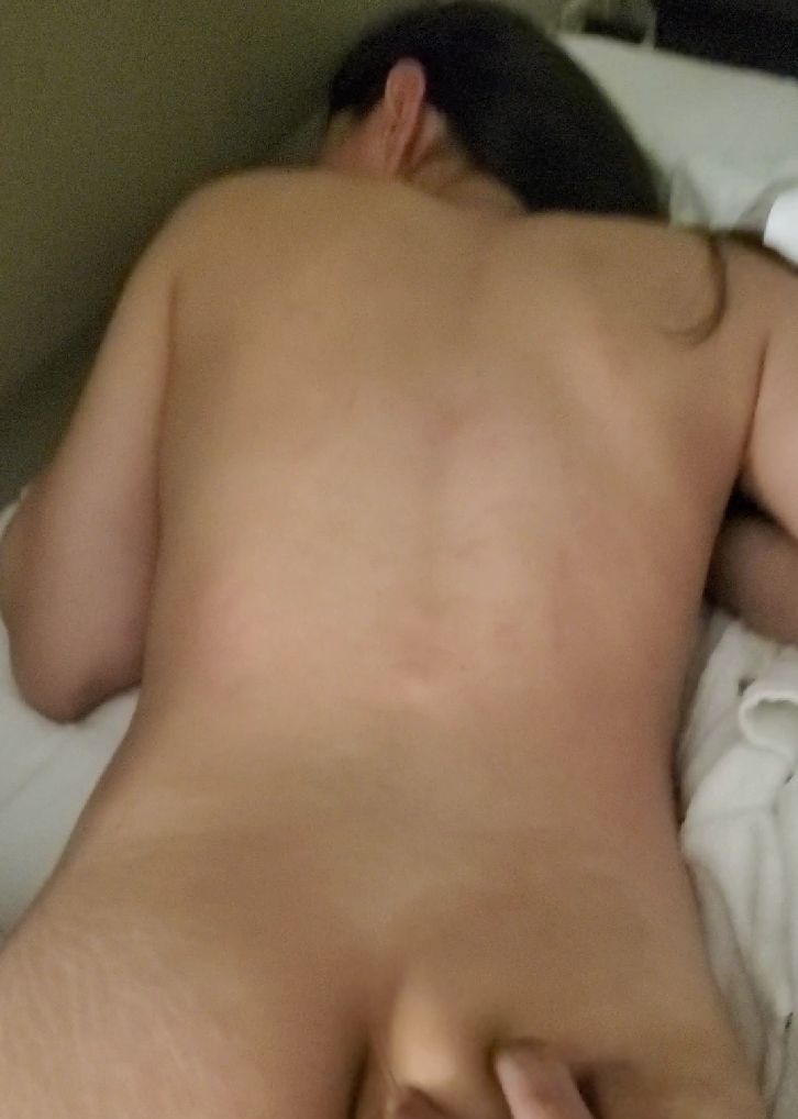 Daniela Duran getting her asshole fingered by cameraman