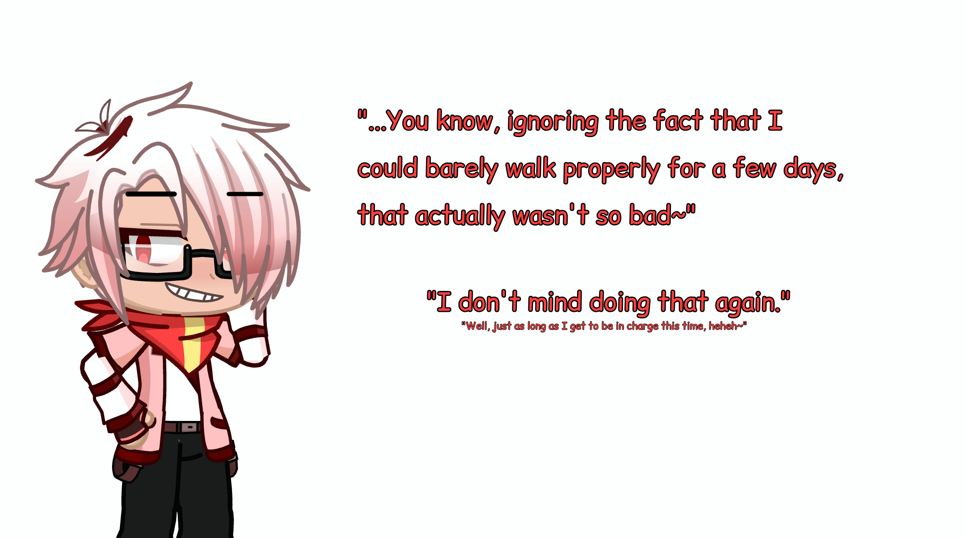 [Gacha] 1chi getting knotted by a dogboy