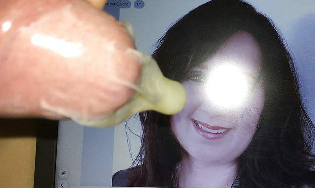 Nina Harley facial cumshot tribute