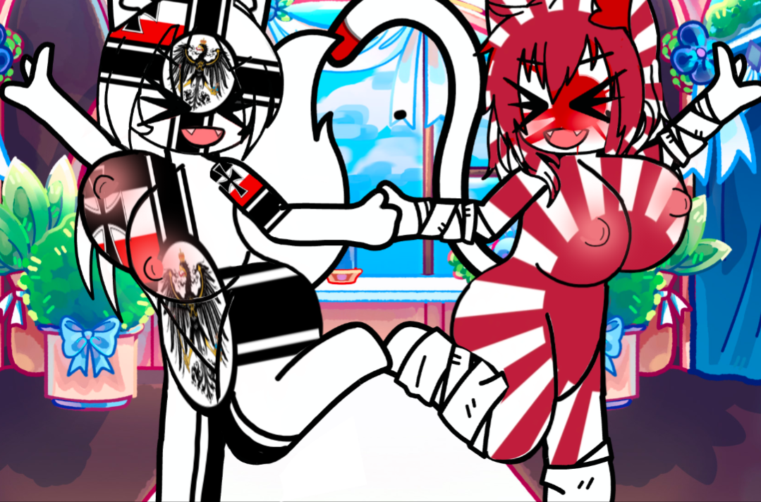 oc of my friends with their real flag