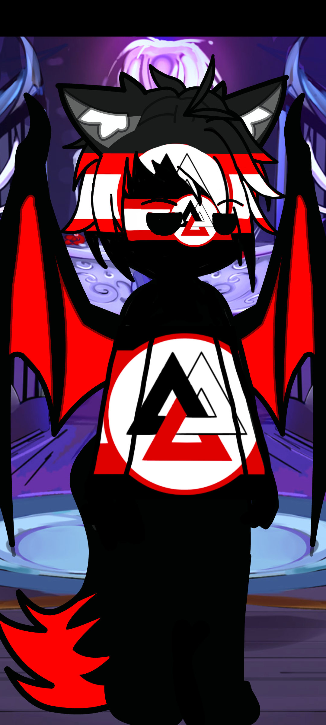 oc of my friends with their real flag