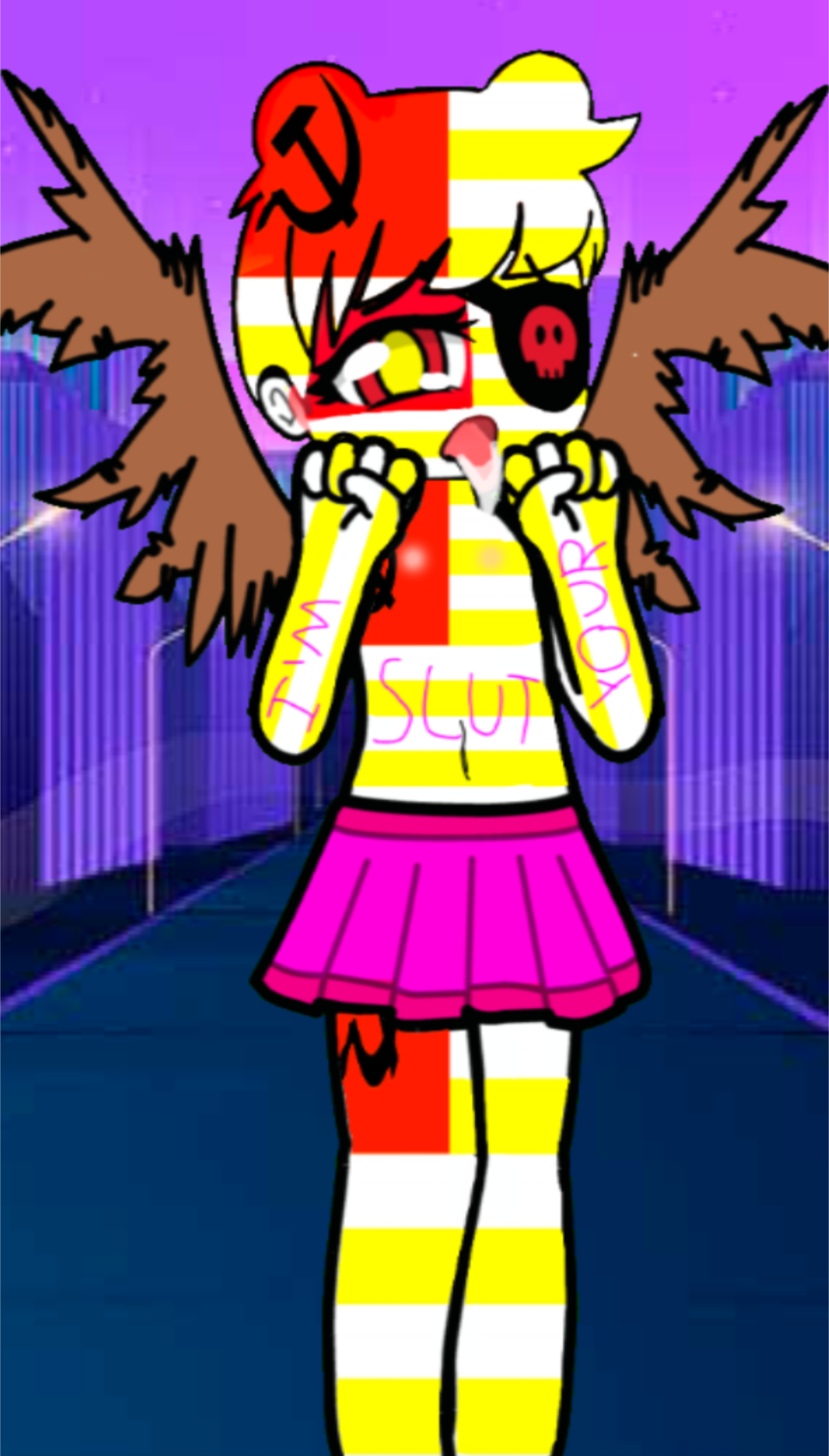 oc of my friends with their real flag