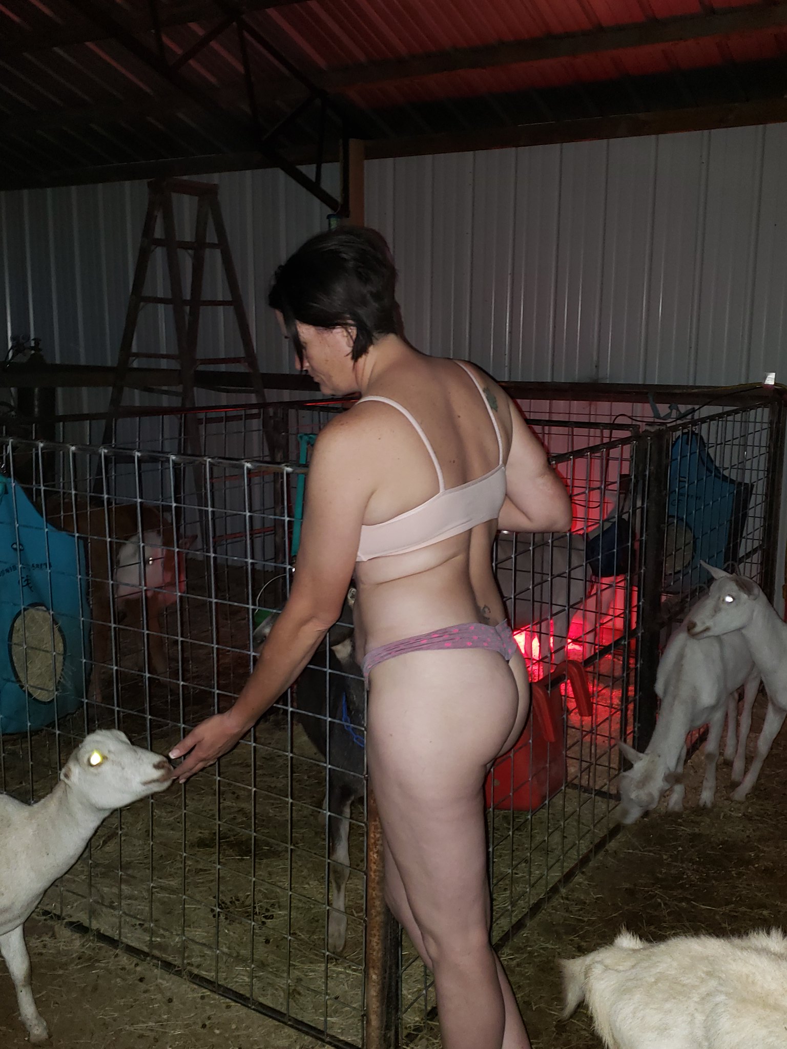 Arkansas Farm Girl Amanda G., loves to be naked and exposed