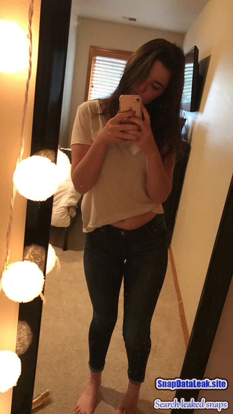 Petite college GF with sexy little body Snapchat Leak