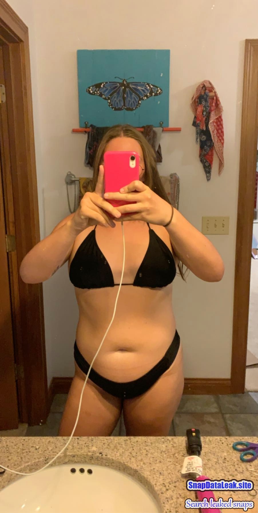 Beautiful light skin perfect body Georgia teen exposed